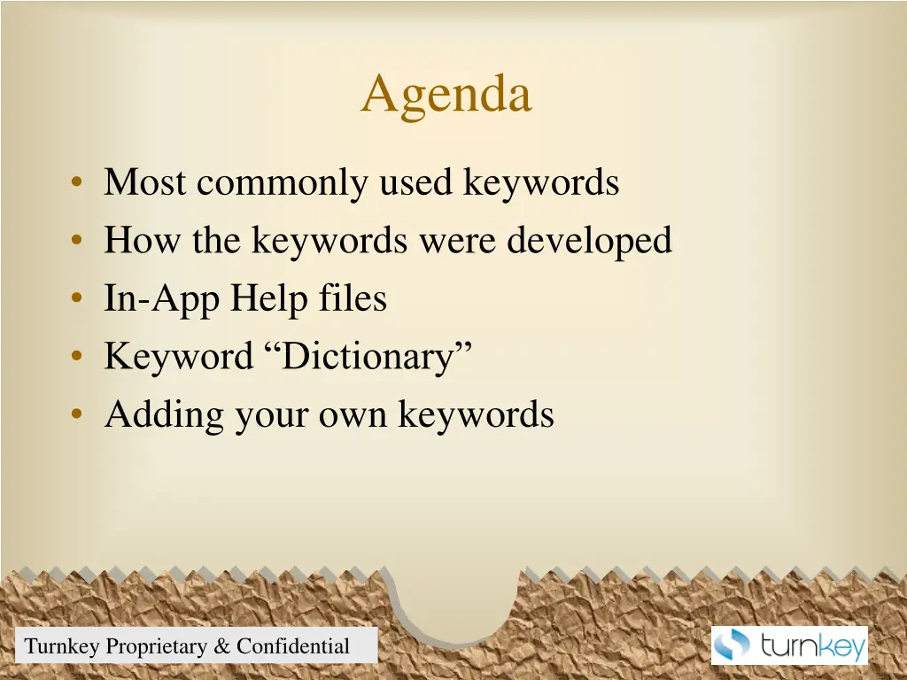 agenda