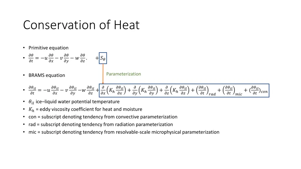 conservation of heat