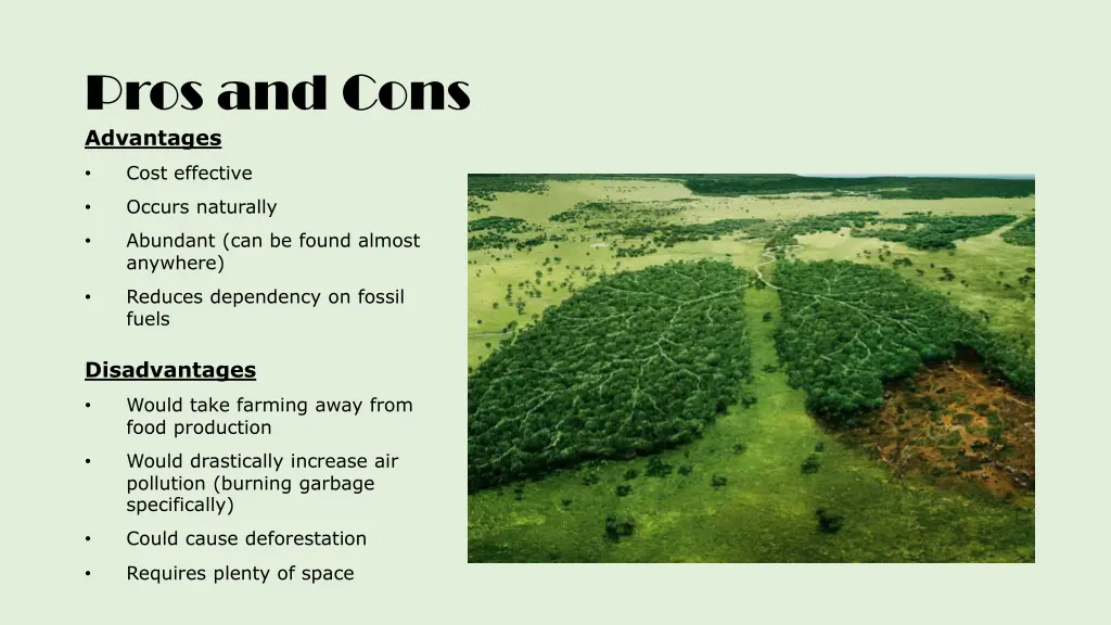 pros and cons advantages