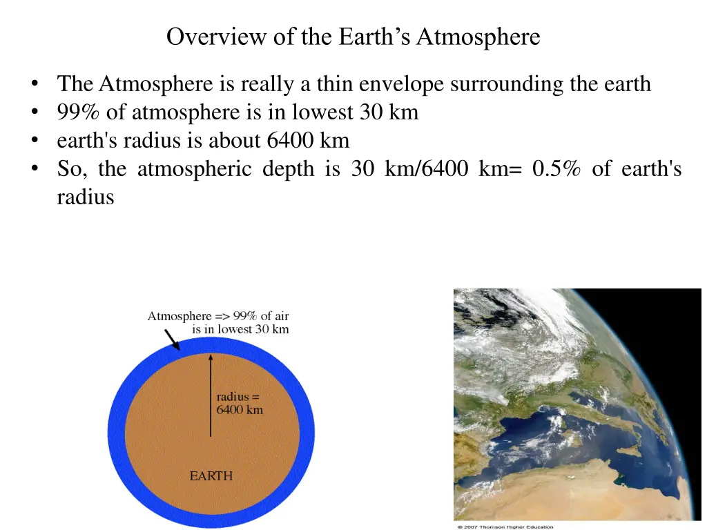 overview of the earth s atmosphere