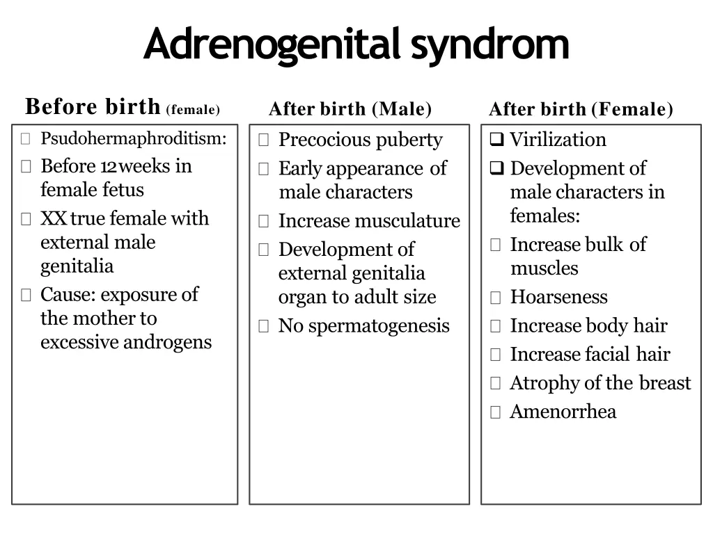 adrenogenitalsyndrom