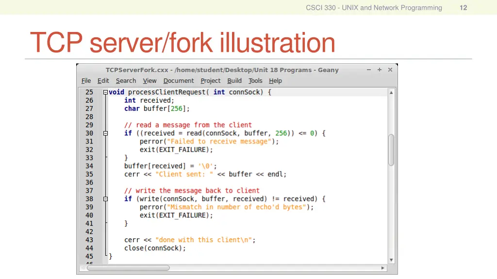 csci 330 unix and network programming 11
