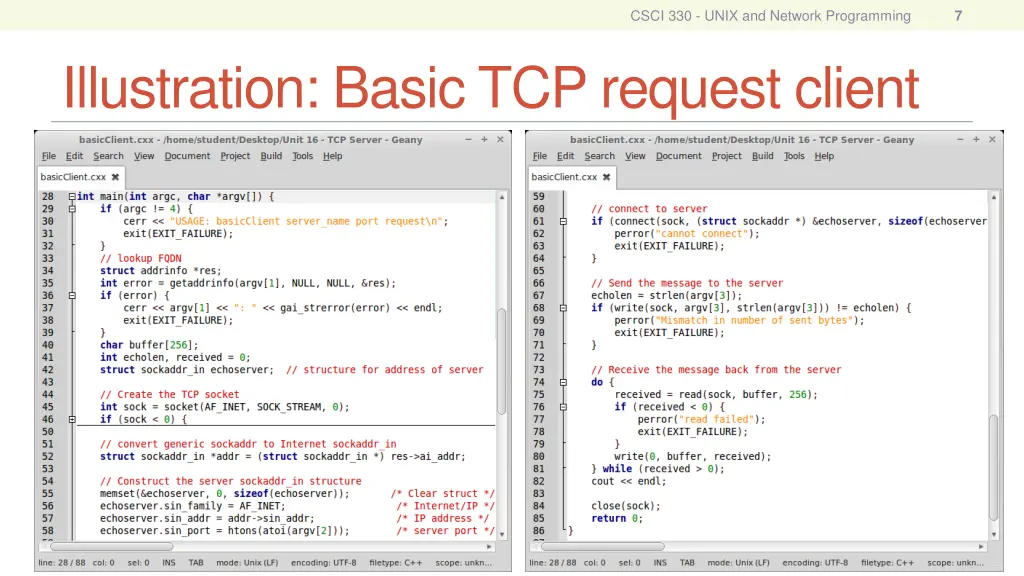csci 330 unix and network programming 6