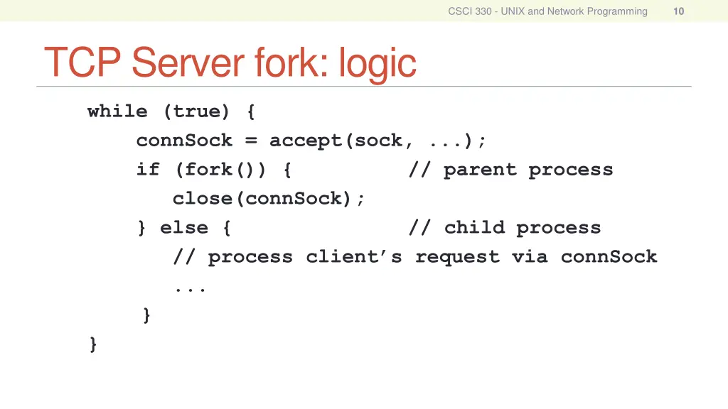 csci 330 unix and network programming 9
