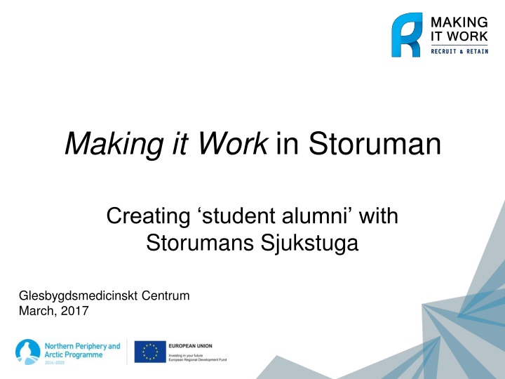 making it work in storuman