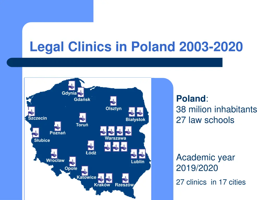 legal clinics in poland 2003 2020