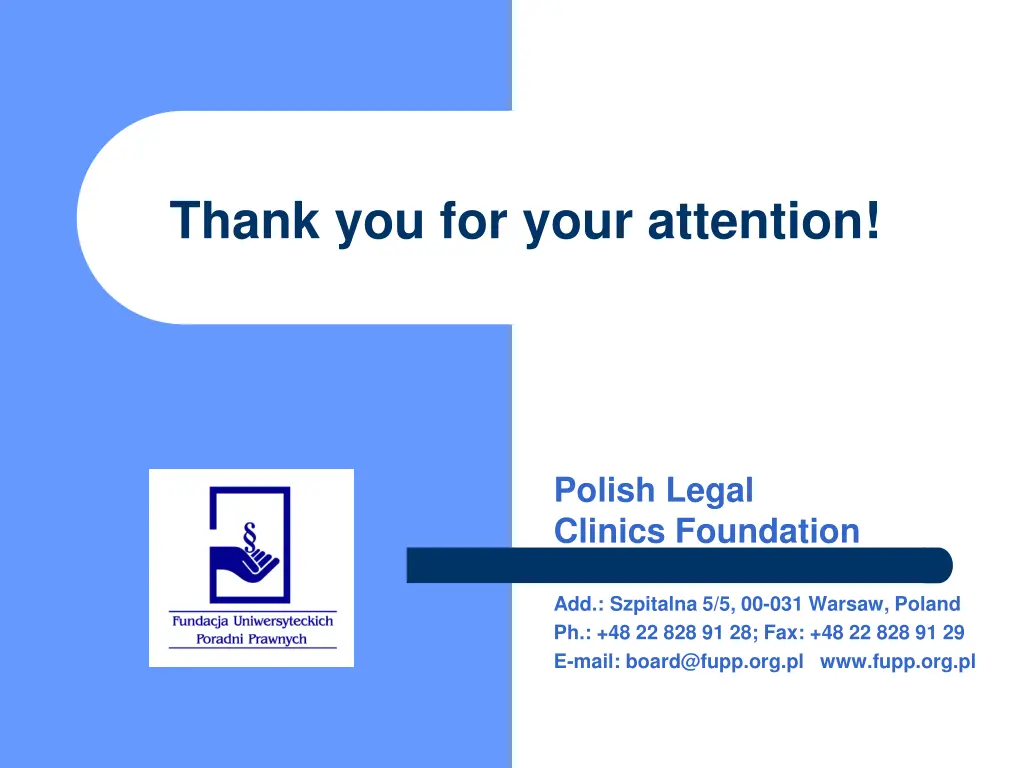 thank you for your attention