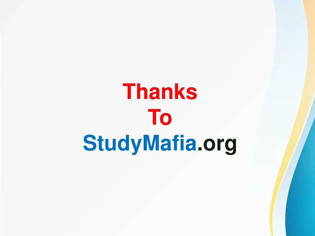 thanks to