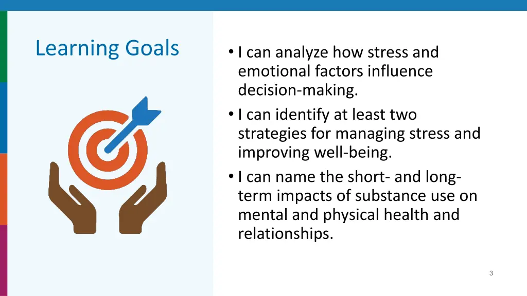 learning goals