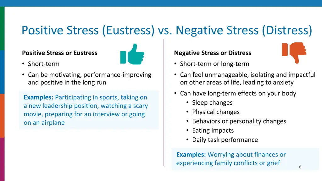 positive stress eustress vs negative stress