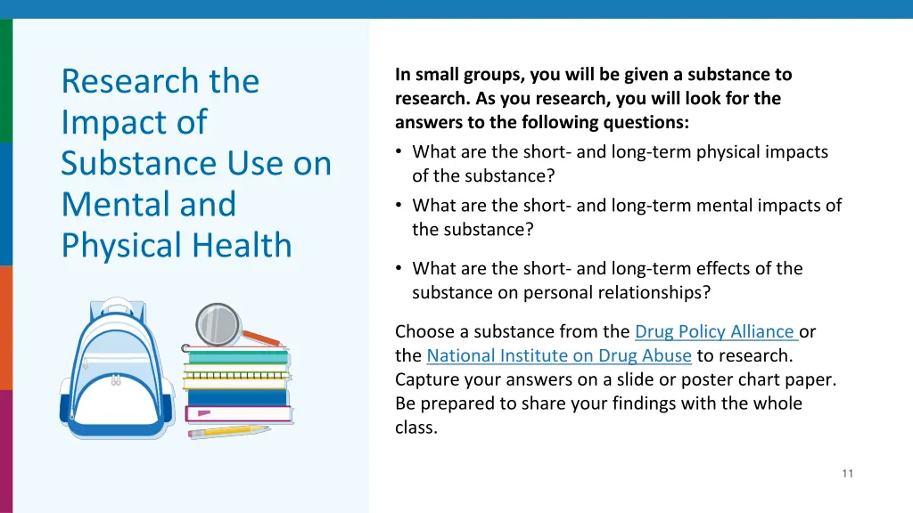 research the impact of substance use on mental
