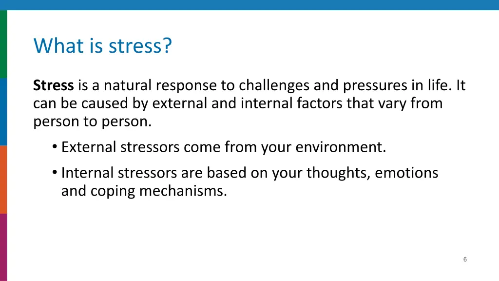 what is stress