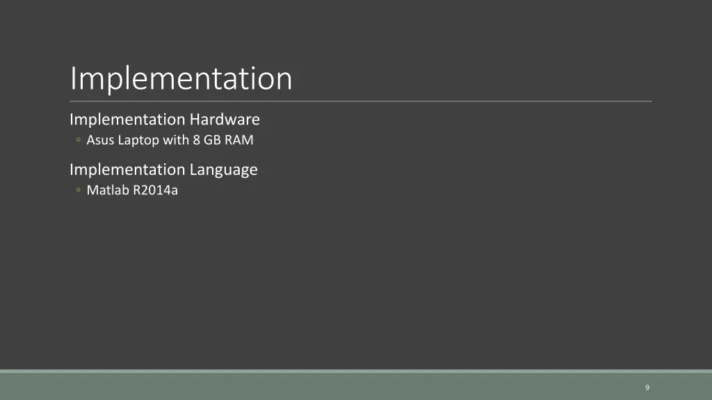 implementation