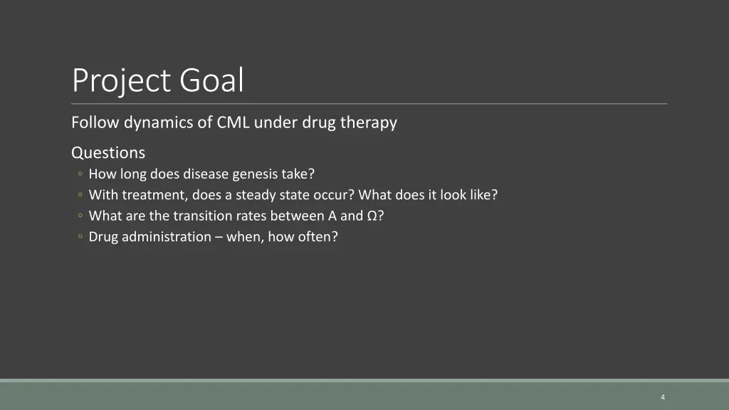 project goal