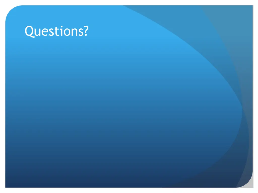 questions