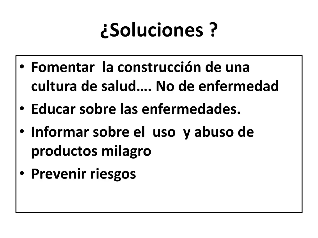 soluciones