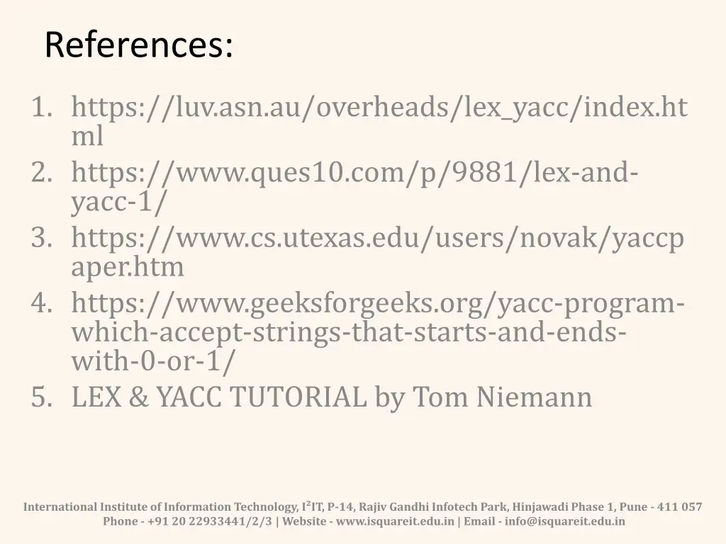 references