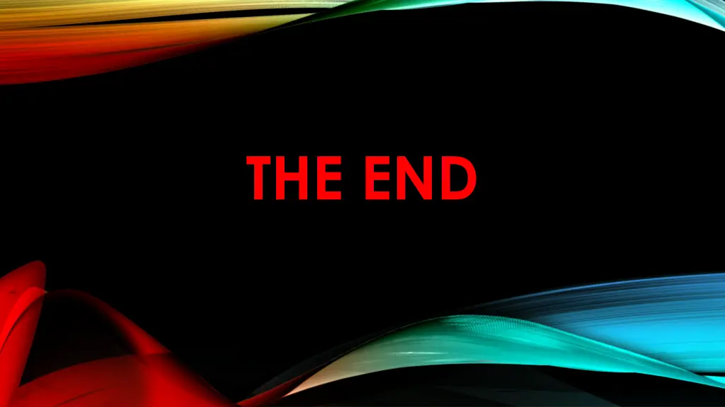 the end