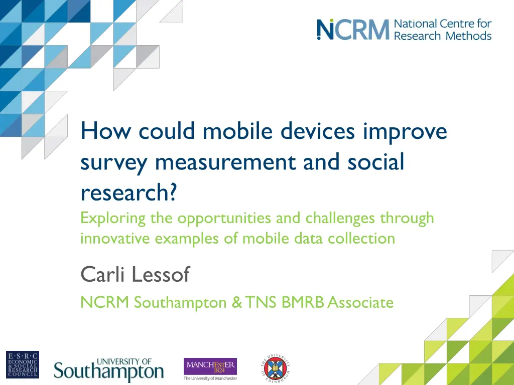 how could mobile devices improve survey