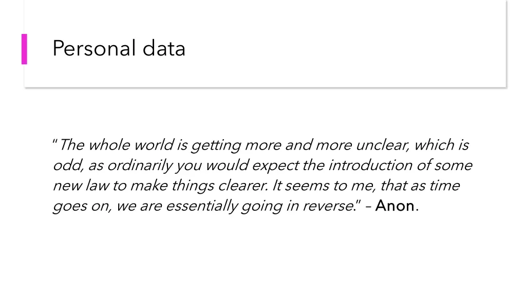 personal data 3
