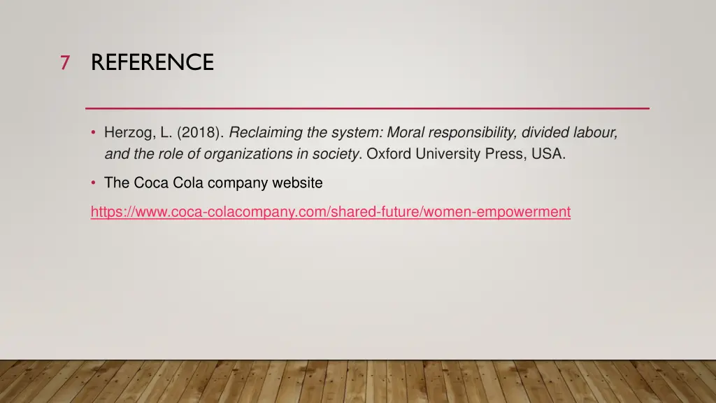 reference