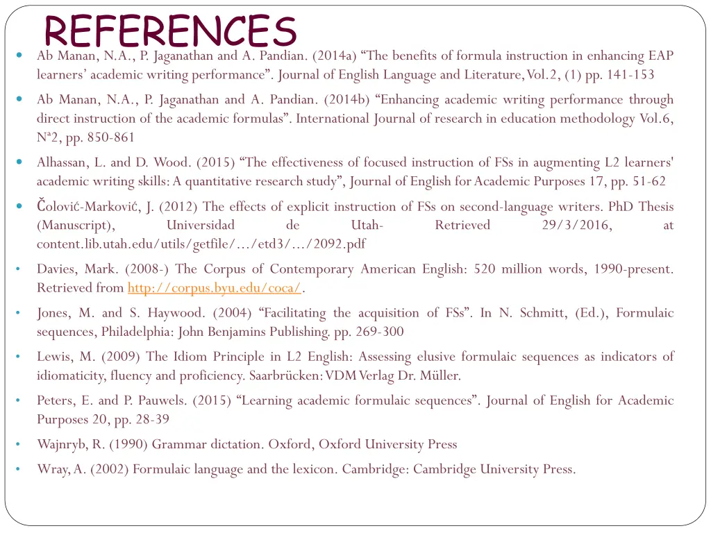 references ab manan n a p jaganathan