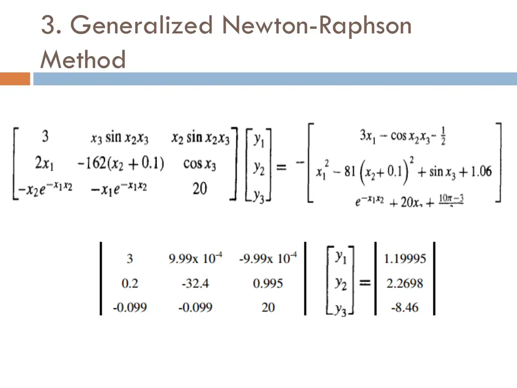 3 generalized newton raphson method 11