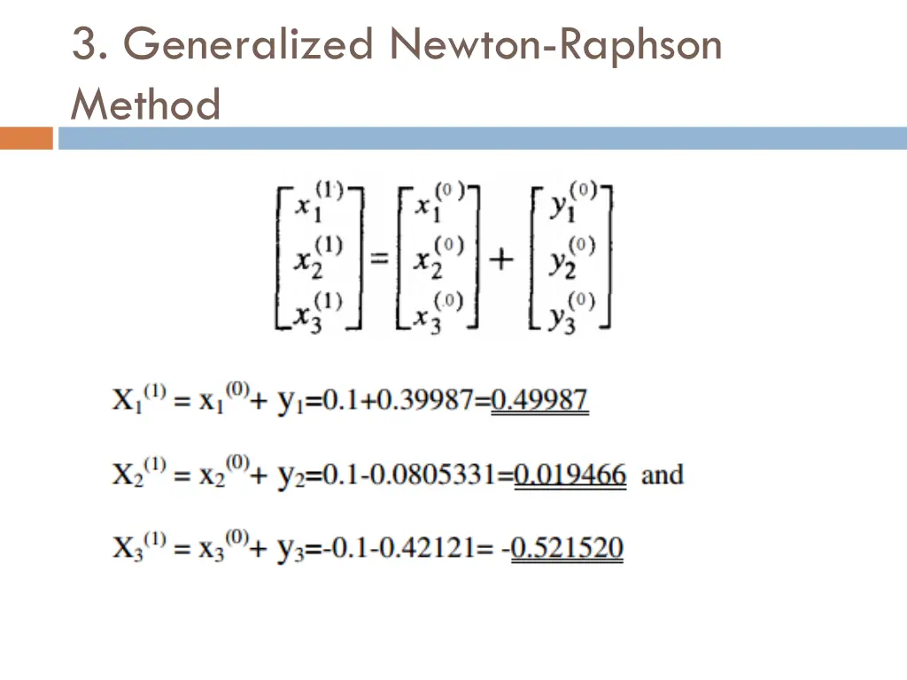 3 generalized newton raphson method 12