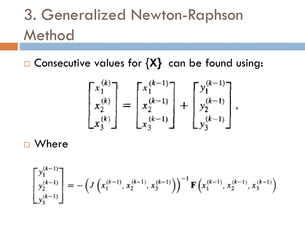 3 generalized newton raphson method 3