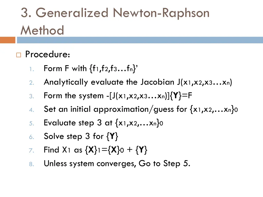 3 generalized newton raphson method 5