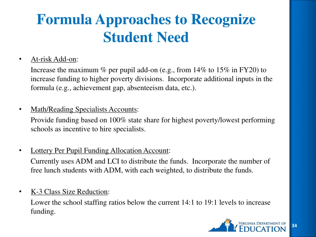 formula approaches to recognize student need 2