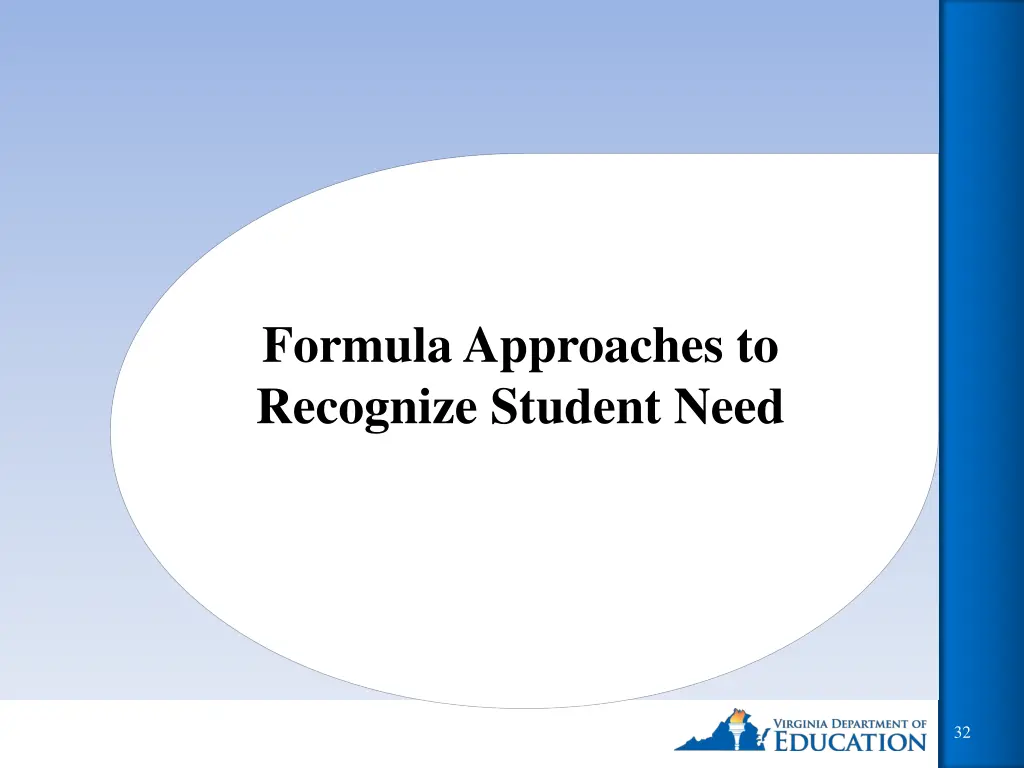 formula approaches to recognize student need