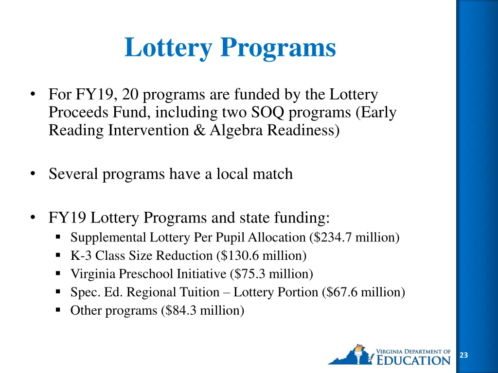 lottery programs