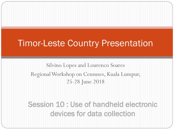 timor leste country presentation