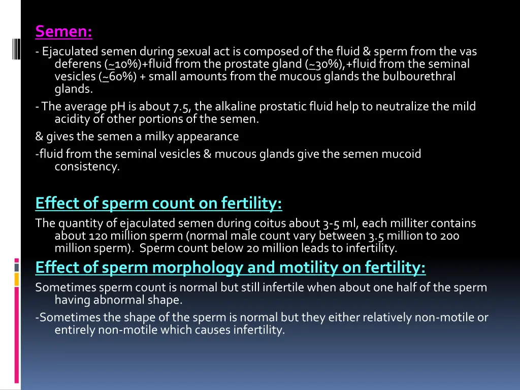 semen ejaculated semen during sexual