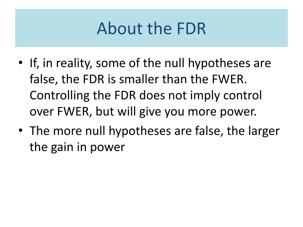 about the fdr