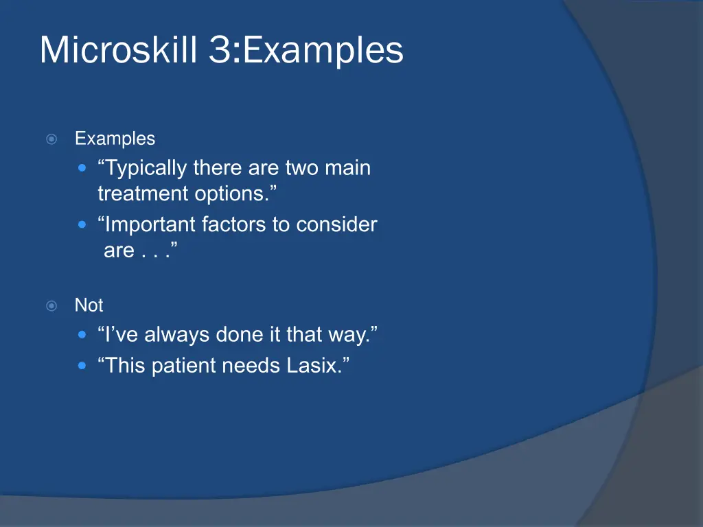 microskill 3 examples