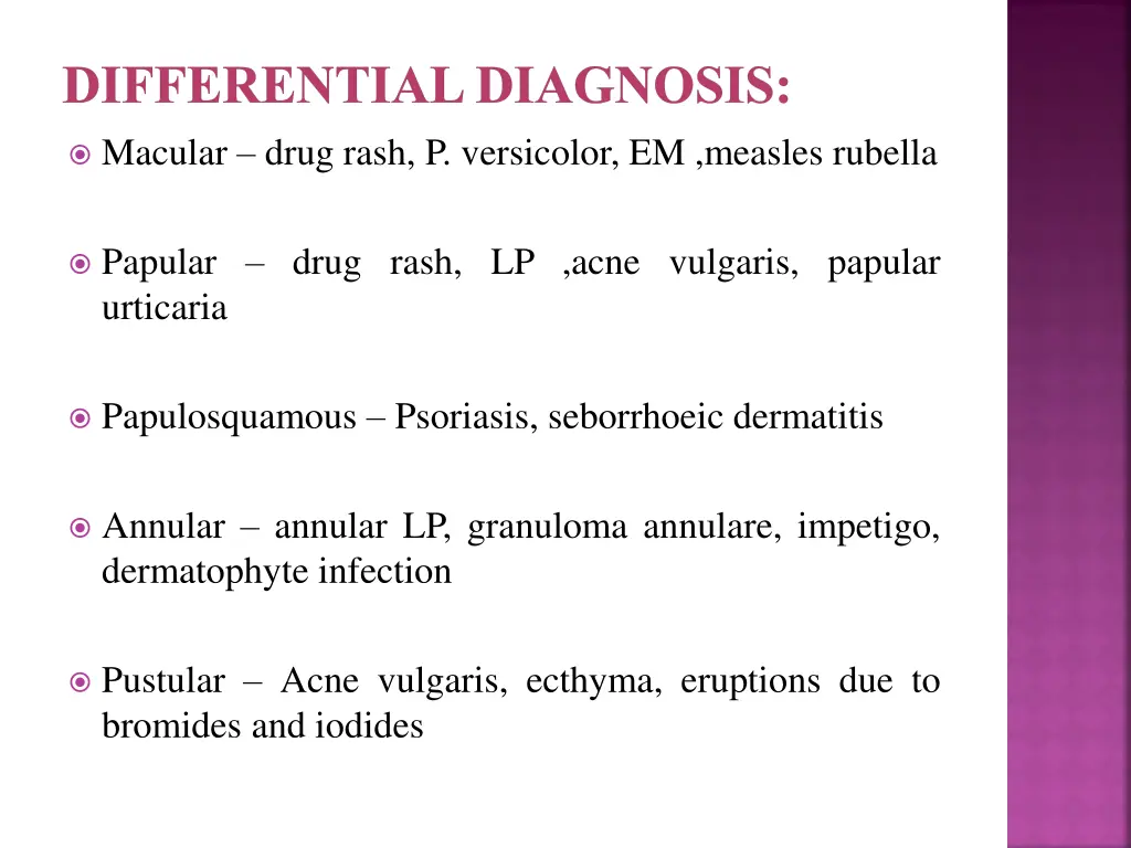 differential diagnosis 1