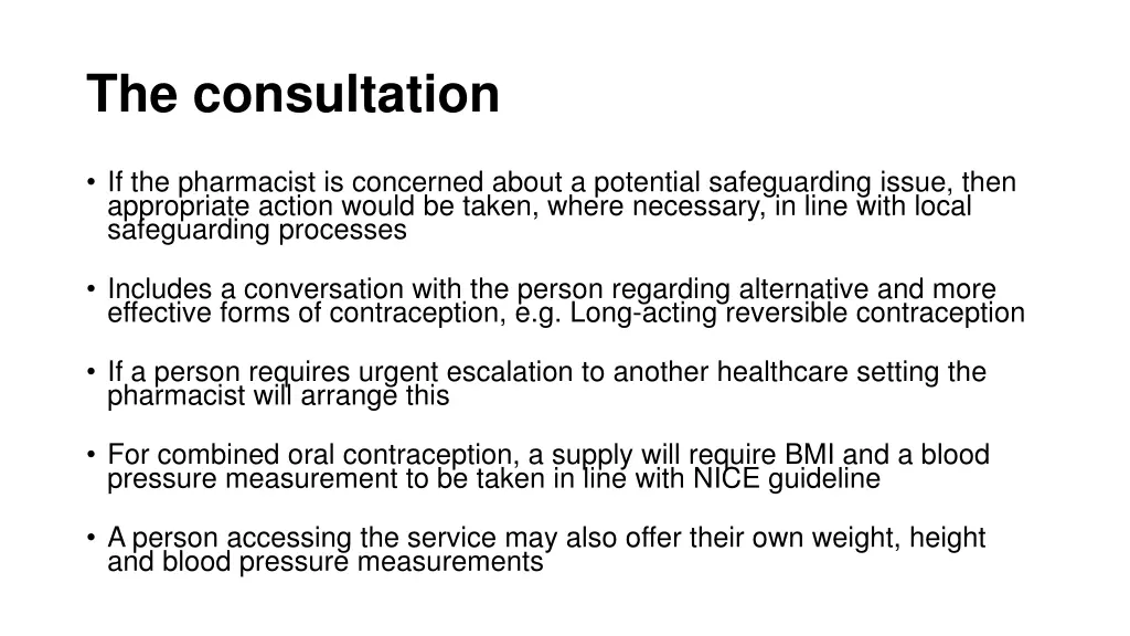 the consultation 1