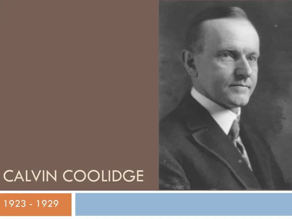 calvin coolidge