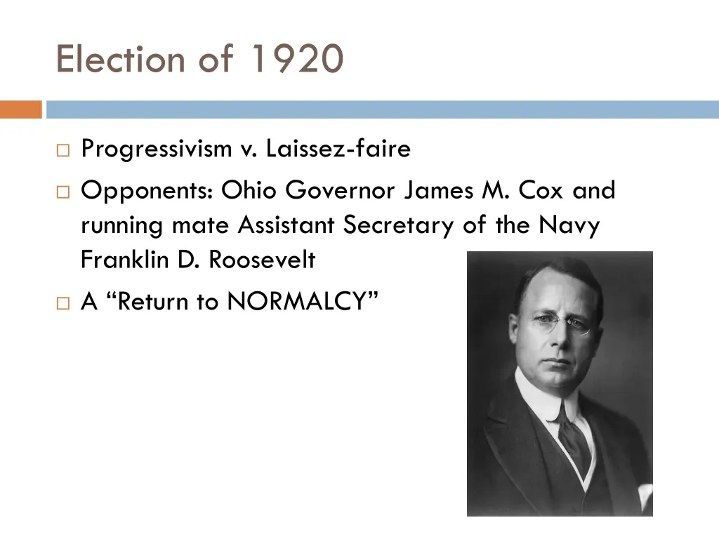election of 1920