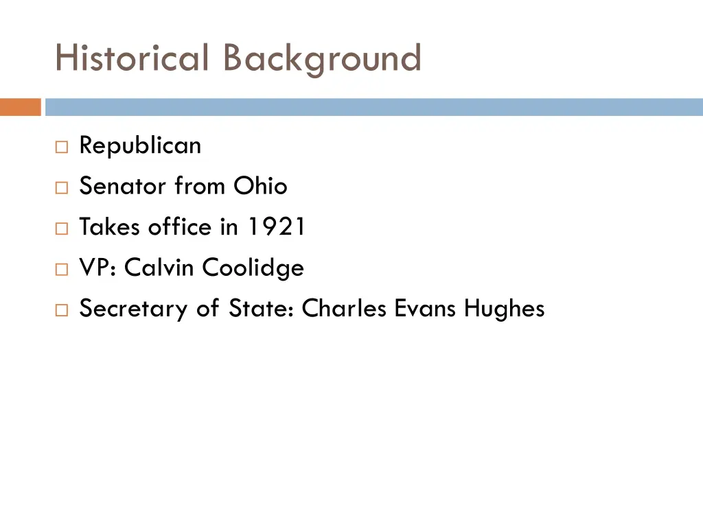 historical background