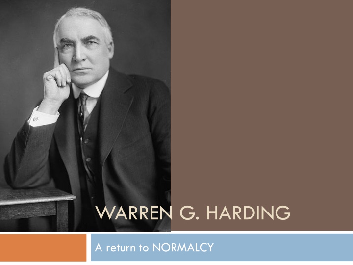 warren g harding