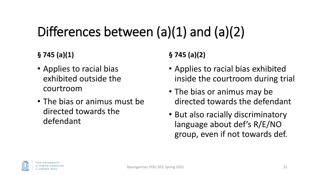 differences between a 1 and a 2 differences
