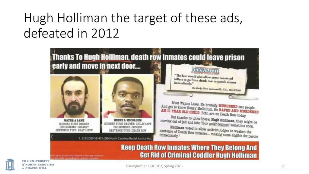 hugh holliman the target of these ads defeated