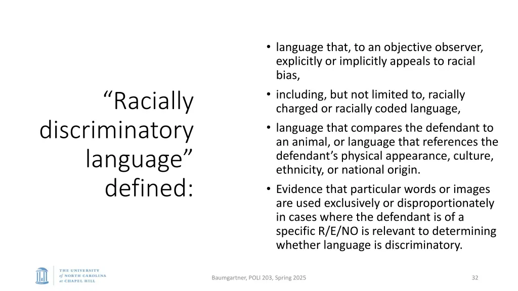 language that to an objective observer explicitly