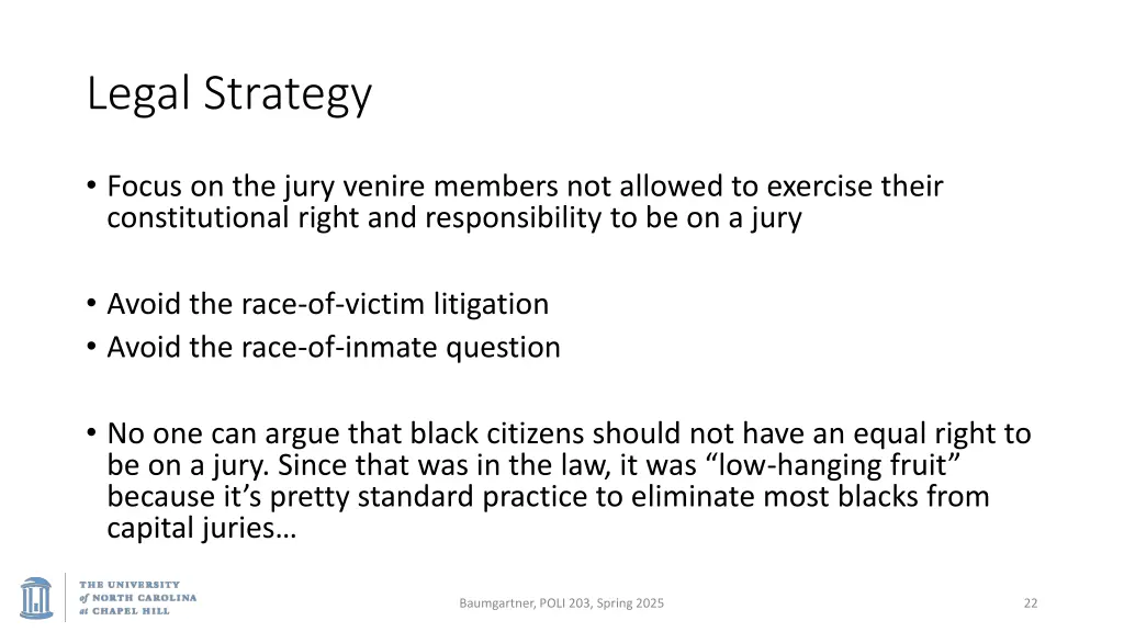 legal strategy