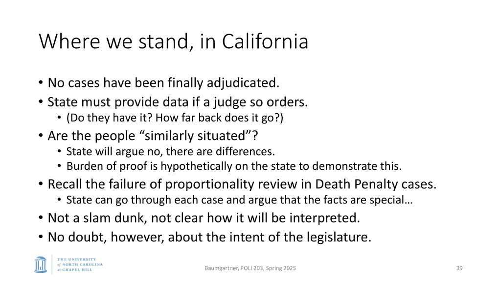 where we stand in california