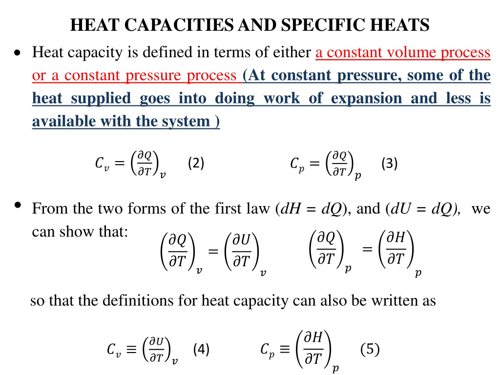 heat capacities and specific heats heat capacity 1