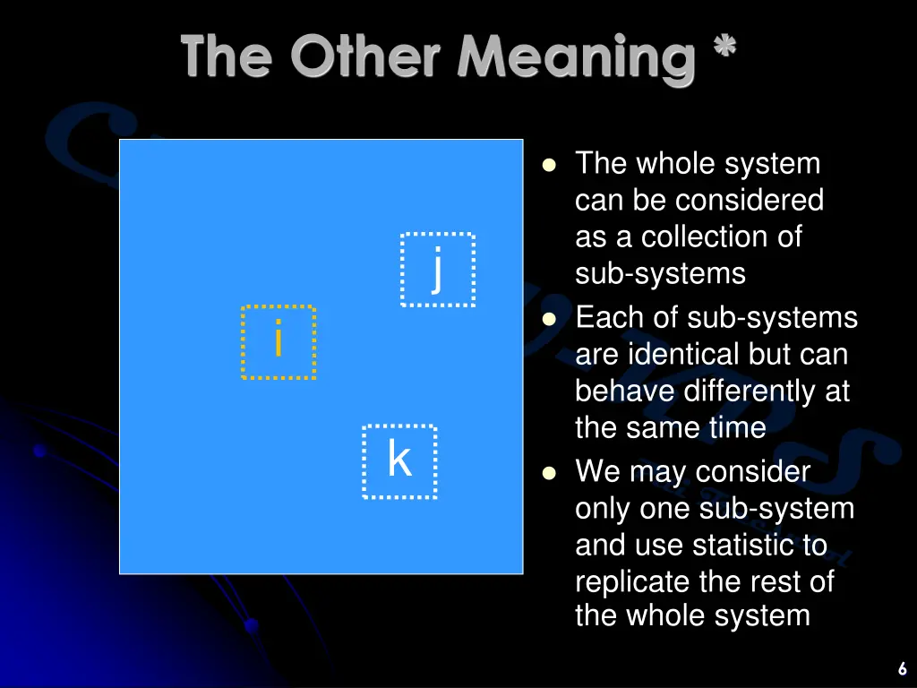 the other meaning